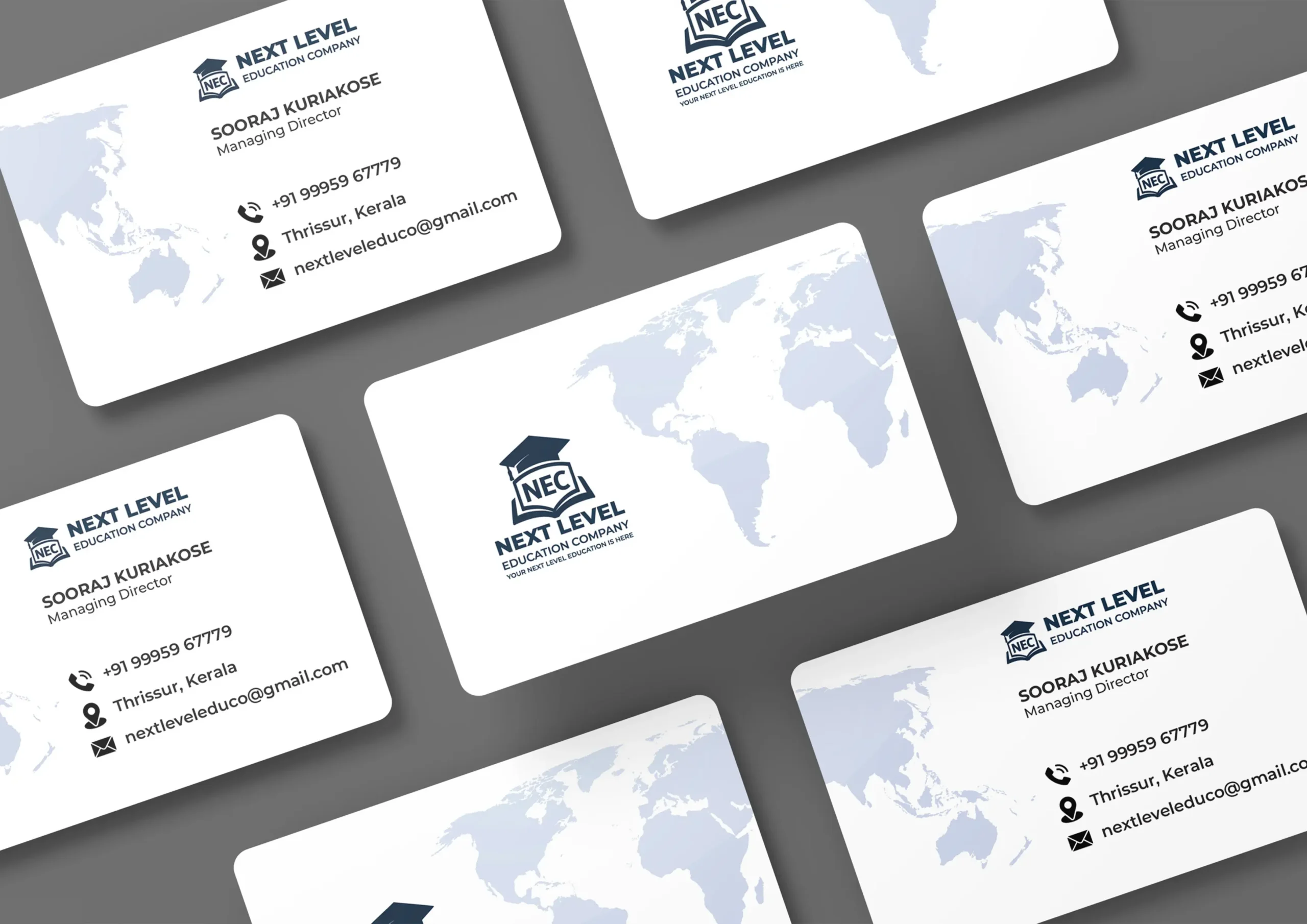 NEC Visiting Card Mockup
